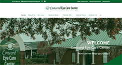 Desktop Screenshot of concordeyecarecenter.com